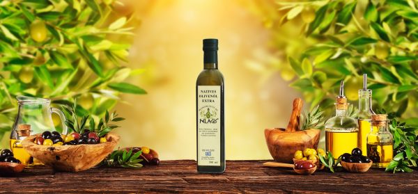 Pelagis Olivenöl 500 ml. / 12 Stk.Packung